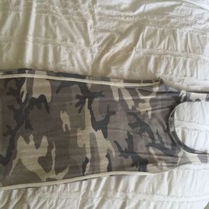 Grey camo body con dress